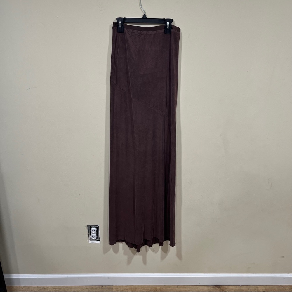 NWT Atlein Women's long Maxi Skirt brown Size 36